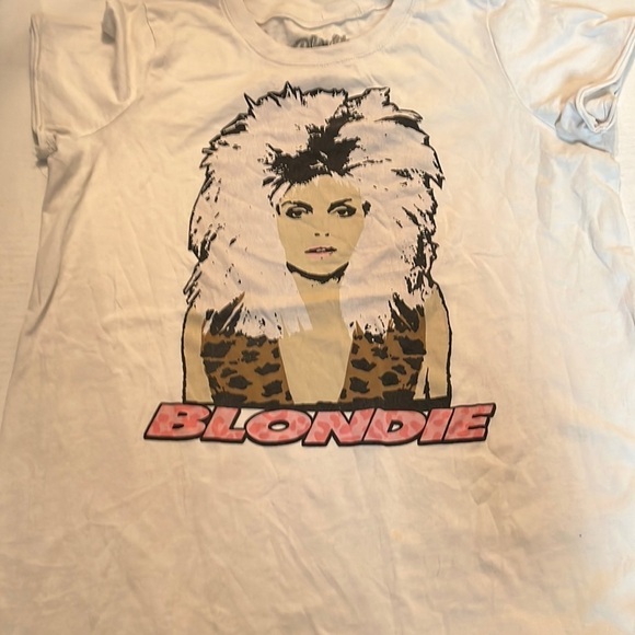 Blonde by Goldie Two Sleeves Classic Fit Crew Tee Sz 00 Blondie White - Picture 4 of 6